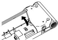PANASONIC RR-XS350E - Inserting the SD card - 1