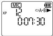 PANASONIC RR-XS350E - Press [ERASE/A-BC] at the finish point (B). - 1