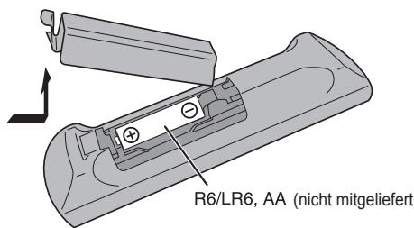 PANASONIC SC-HC15EG - Die FernbedienungVBorbereiten - 1