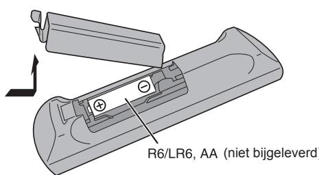 PANASONIC SC-HC15EG - Voorbereiden van de afstandsbedieten - 1