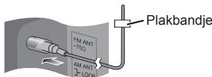 PANASONIC SC-HC15EG - Sluit de FM-binnenantenne aan. - 1