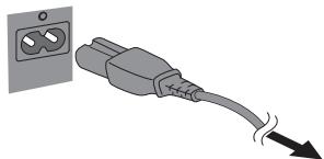 PANASONIC SC-HC27 - Connect the AC mains lead. - 1