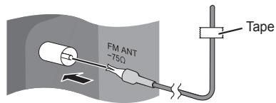 PANASONIC SC-HC27 - Connect the FM indoor antenna. - 1