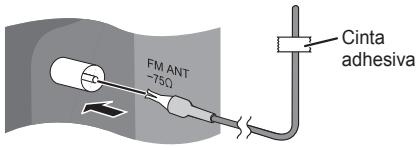 PANASONIC SC-HC27 - Conecte la antenna interior de FM. - 1