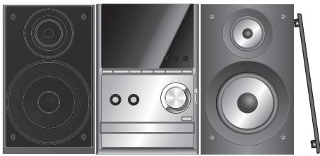 PANASONIC SC-PM500 - Emplacement des enceintes - 1