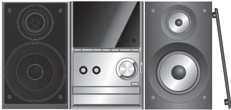 PANASONIC SC-PM500 - Plaatsing van de luidsprekers - 1