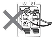 PANASONIC SC-PM500 - Verbinden Sie die Lautsprecher. - 1