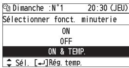 PANASONIC CZRTC4 - Sélectionnez le mode de minuterie. - 1