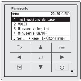 PANASONIC CZRTC4 - Affichez l'écran du menu. - 1