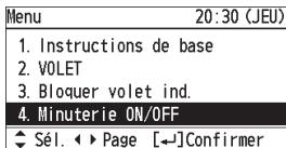 PANASONIC CZRTC4 - Réservation de la minuterie (minuterie on/off) - 3