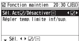 PANASONIC CZRTC4 - Sélectionnez [fonction maintien] - 4