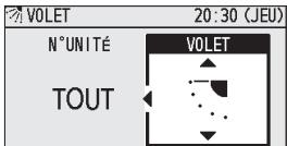 PANASONIC CZRTC4 - Sélectionnez la direction du volet. - 1