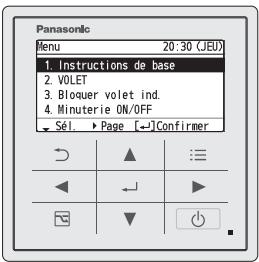 PANASONIC CZRTC4 - Affichez l'écran du menu. - 2