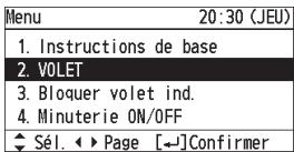 PANASONIC CZRTC4 - Sélectionnez l'appareil intérieur à régler. - 2