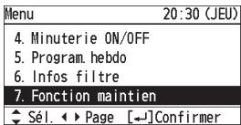 PANASONIC CZRTC4 - Sélectionnez [fonction maintien] - 2