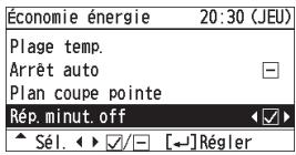 PANASONIC CZRTC4 - Sélectionnez [économie énergie]. ▲▼→ - 2