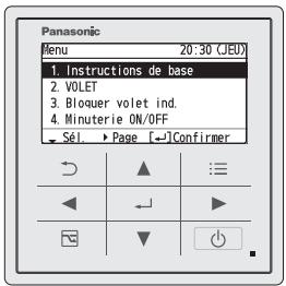 PANASONIC CZRTC4 - Affichez l'écran du menu. - 1