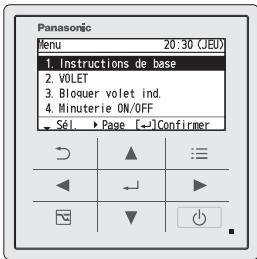 PANASONIC CZRTC4 - Affichez l'écran du menu. - 1