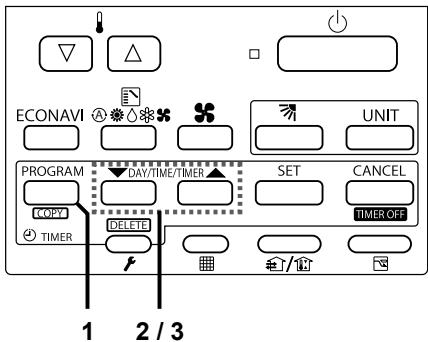 PANASONIC CZRTC4 - Sélectionner un numéro de minuterie. - 1
