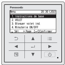PANASONIC CZRTC4 - Affichez l'écran du menu. - 2