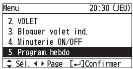 PANASONIC CZRTC4 - Sélectionnez [√] pour tous les jours cibles de copie. - 2