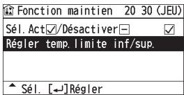 PANASONIC CZRTC4 - Sélectionnez [fonction maintien] - 5