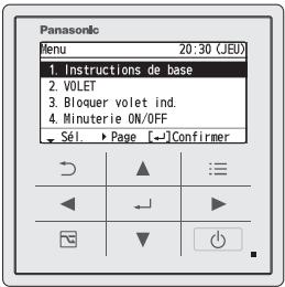PANASONIC CZRTC4 - Affichez l'écran du menu. - 1