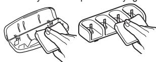 PANASONIC EW-DE92 - Nettoyage du boîtier de transport et du support de la brosse - 2