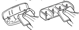 PANASONIC EW-DE92 - Limpeza do porta-escova e da base de apoio da escova - 2
