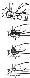 PANASONIC EW-DE92 - ▶ Brush head - 1