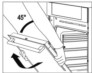 PANASONIC HLPX665B - Enlever etmettre en place la portedou four - 3