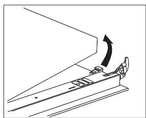 PANASONIC HLPX665B - Enlever etmettre en place la portedou four - 2