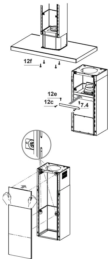 PANASONIC KHTX65CB - Anbringen des Novastick-Klebebands - 1