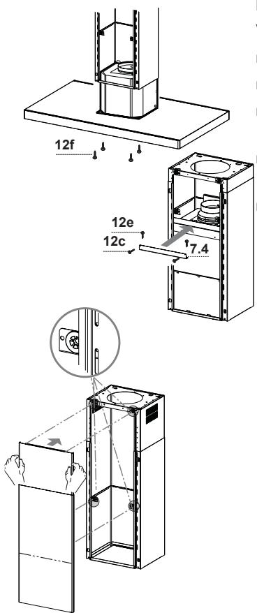 PANASONIC KHTX95GB - Anbringen des Novastick-Klebebands - 1