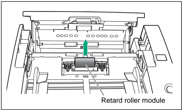 Retard roller module