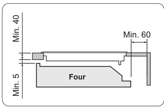 PANASONIC KYB915ABEPG - Vue latérale avec un four - 1