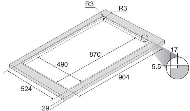 PANASONIC KYB915ABEPG - Installation de l'appareil avec encastrement - 1
