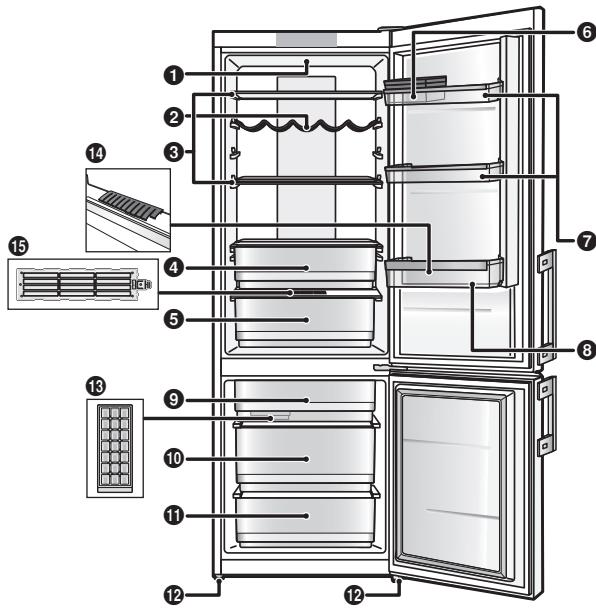 PANASONIC NR-BN31EX1 - Diepvriesvak - 2