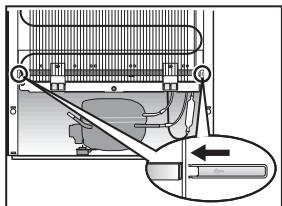 PANASONIC NR-BN31EX1 - Installieren der Abstandstücke - 1