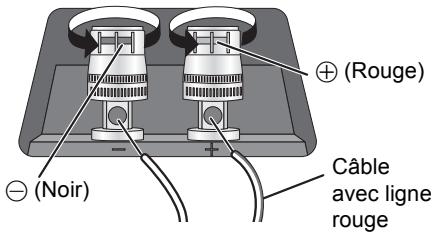 PANASONIC SBC700E - Raccordement des câbles des enceintes - 3