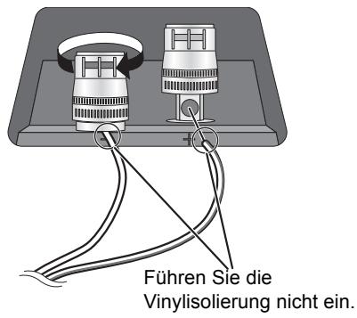 PANASONIC SBC700E - Anschließen der Lautsprecherkabel - 4