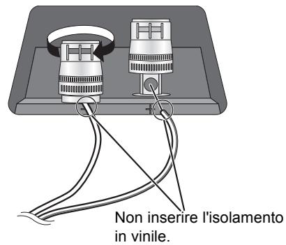 PANASONIC SBC700E - Collegamento dei cavi degli altoparlanti - 4