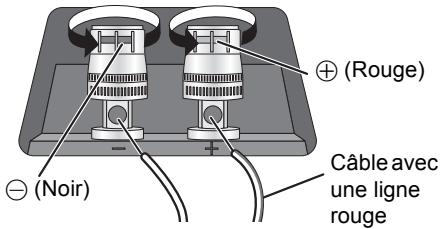 PANASONIC SBC700E - Pour connecter les câbles de l'enceinte - 3