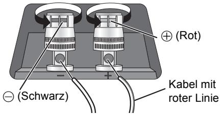 PANASONIC SBC700E - Anschließen der Lautsprecherkabel - 3