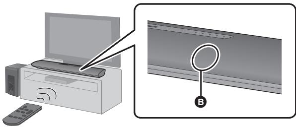 PANASONIC SC-HTB18EB - Reichweite der Fernbedienung - 1