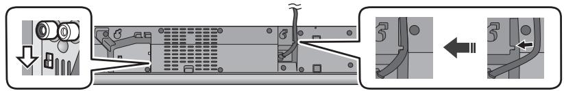 PANASONIC SC-HTB18EB - Deslice el interruptor MULTI ANGLE a "RACK/TABLE TOP". - 1