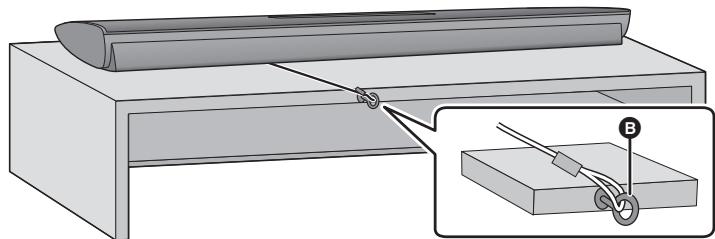 PANASONIC SC-HTB18EB - Attachez la cordelette à l'appareil principal. - 2