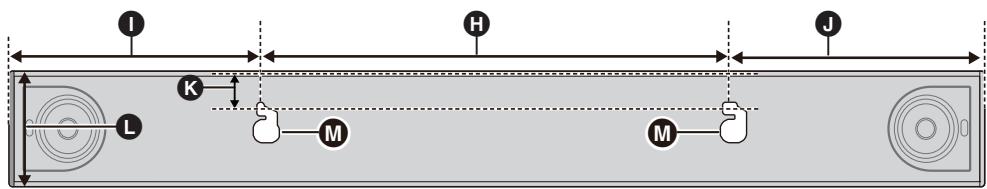 PANASONIC SC-HTB885EG - Vissez une vis dans le mur. - 2