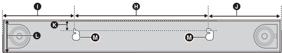 PANASONIC SC-HTB885EG - Schrauben Sie eine Schraube in die Wand. - 2
