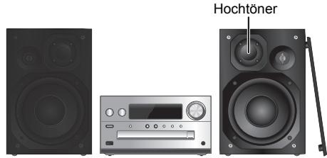 PANASONIC SC-PMX70BEG - Aufstellung der Lautsprecher - 1